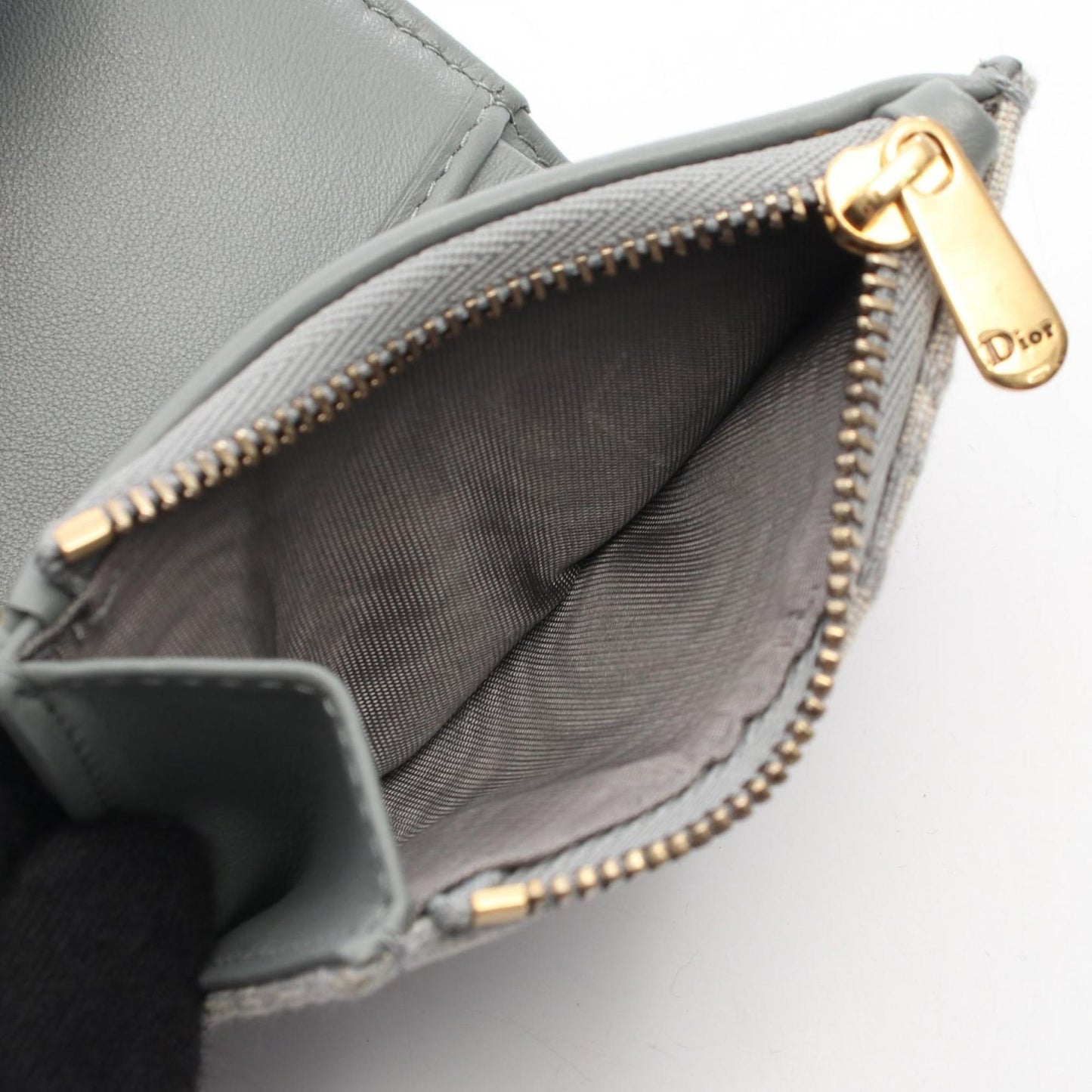 Christian Dior Saddle Oblique Tri-Fold Wallet