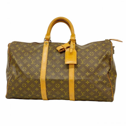 Louis Vuitton Monogram Keepall 50 Boston Bag M41426 Brown