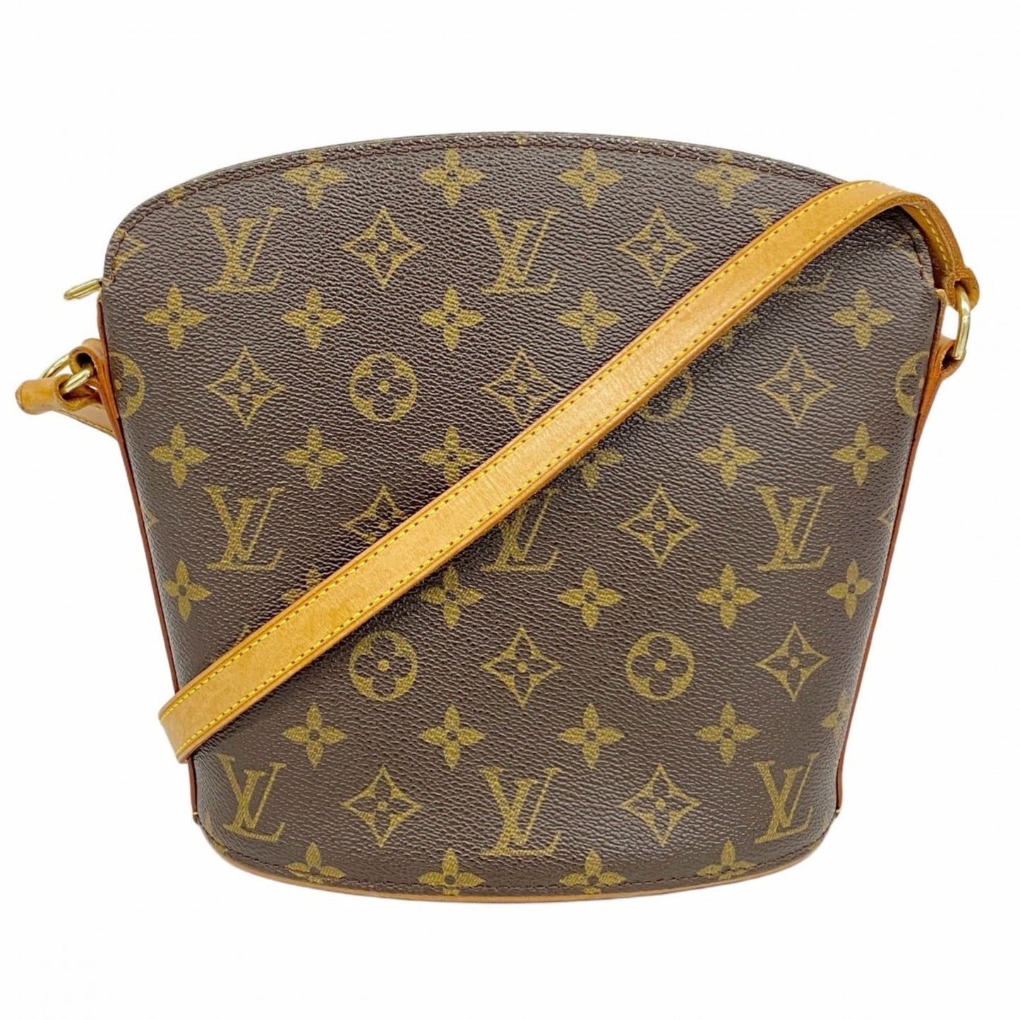 Louis Vuitton Monogram Drouot Shoulder Bag M51290 Brown