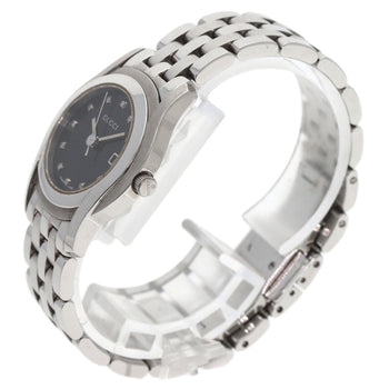 Gucci 5500L 11P Diamond Watch Stainless Steel Ss