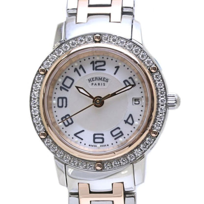 Hermes Clipper Nacr Classic Bezel Diamond Cp1.222.212 4970 035323Ww00