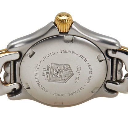 Tag Heuer Sport Elegance Professional Watch S05.008 Quartz White Dial Stainless Steel Plated