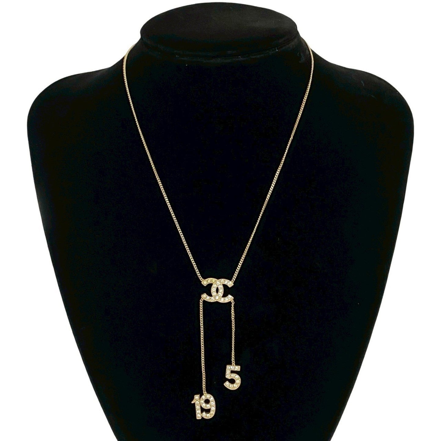 01C Chanel Coco Mark No.19 No.5 Necklace
