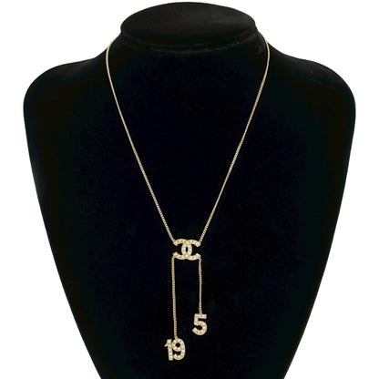 01C Chanel Coco Mark No.19 No.5 Necklace