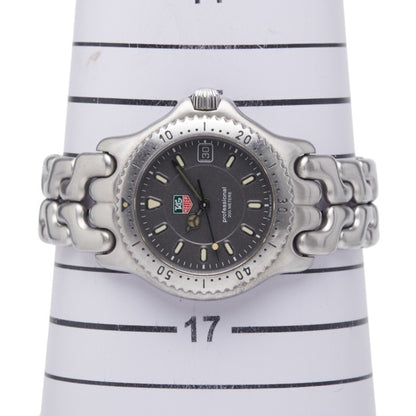 Tag Heuer Cell Watch Wg1213-K0 Quartz Gray Dial Stainless Steel Boys' Heuer