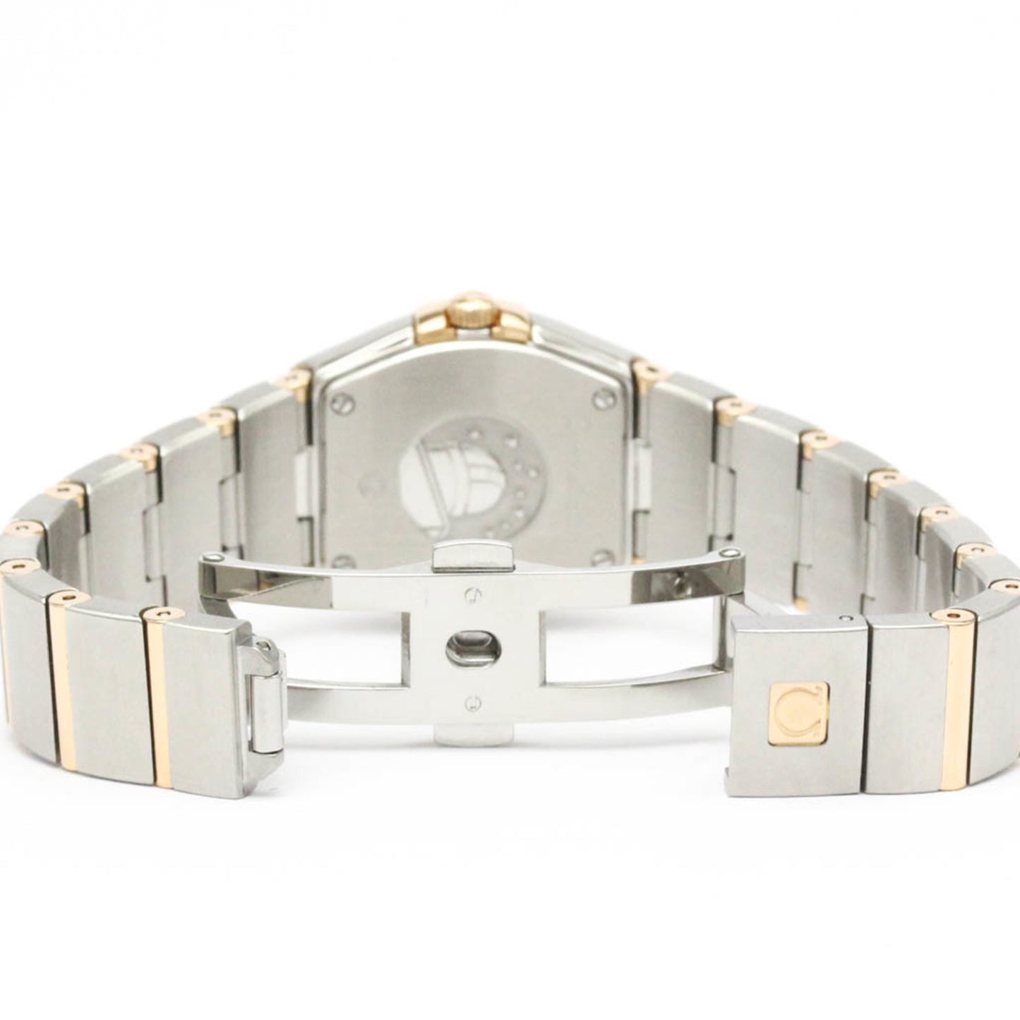 Omega Constellation Brush 18K Rose Gold Steel Watch 123.25.24.60.05.002 Polished