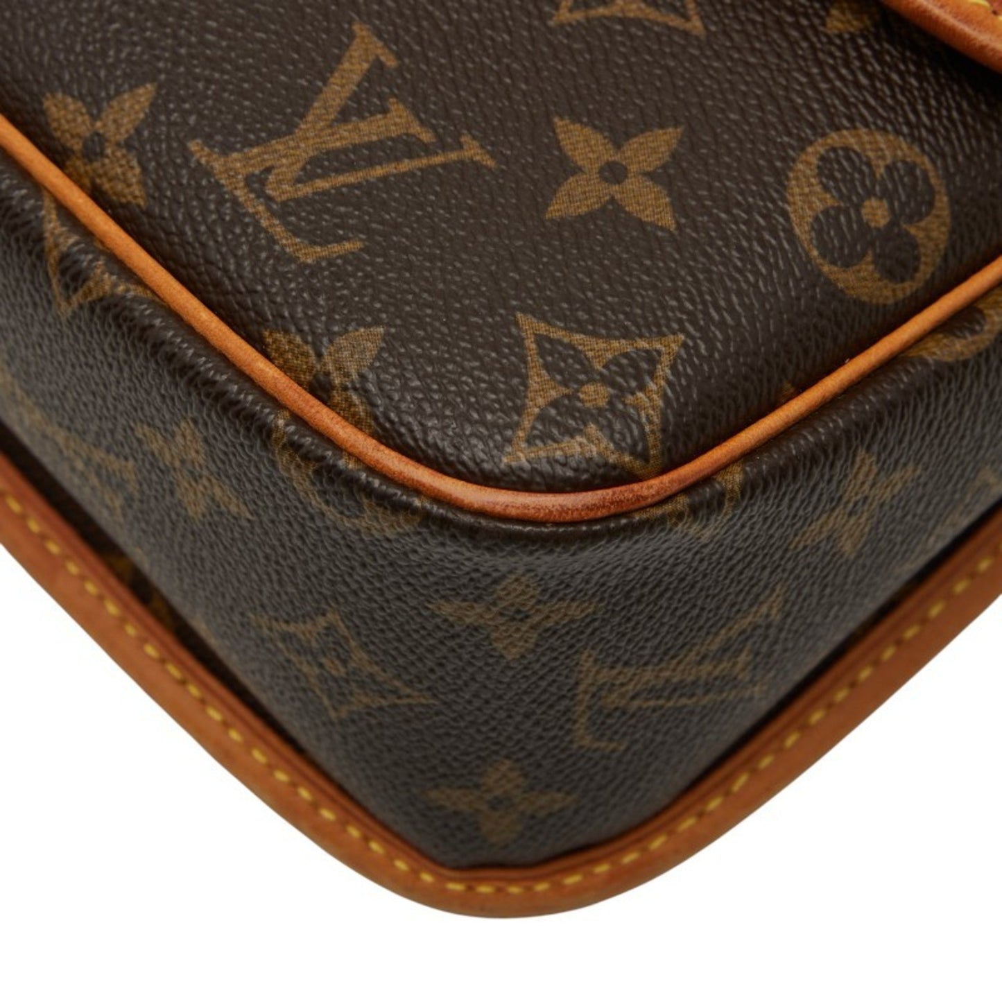 Louis Vuitton Monogram Sologne Crossbody Shoulder Bag M42250 Brown Leather