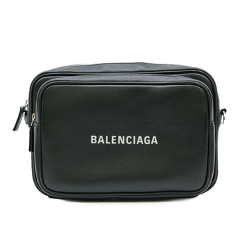 Balenciaga Shoulder Bag Everyday Body Leather Black 638414