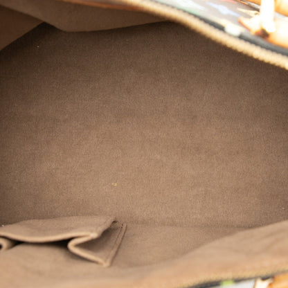 Louis Vuitton Monogram Multicolore Alma Handbag M92646 Noir Black Leather