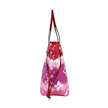 Louis Vuitton Louis Vuitton Tote Bag Neverfull Mm Coated Canvas Red Purple Pink White Silver