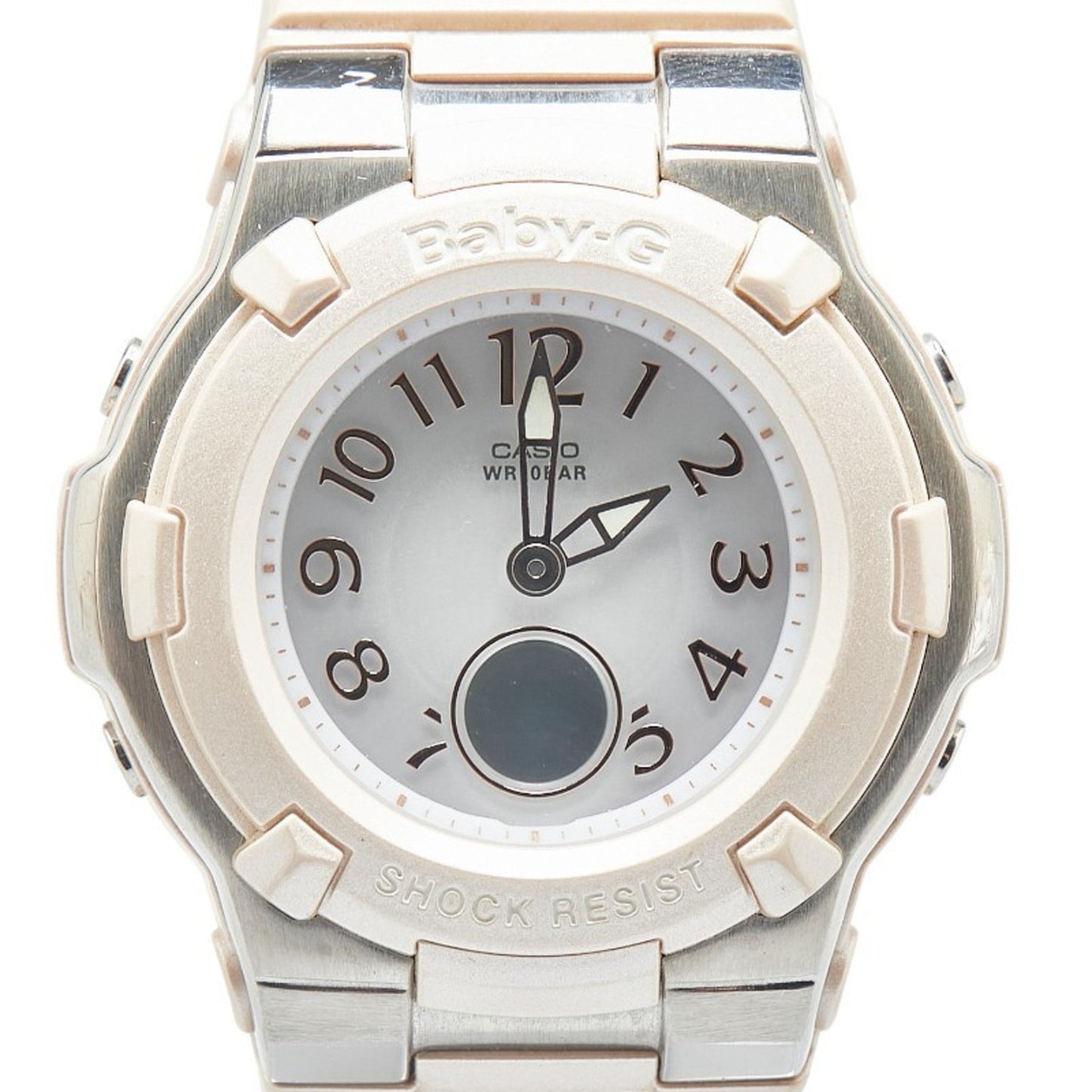 Casio Baby-G Tripper Watch Bga-1100-4Bjf Tough Solar Gray Dial Rubber Stainless Steel