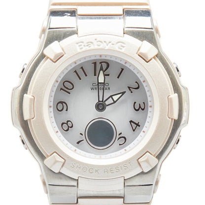 Casio Baby-G Tripper Watch Bga-1100-4Bjf Tough Solar Gray Dial Rubber Stainless Steel