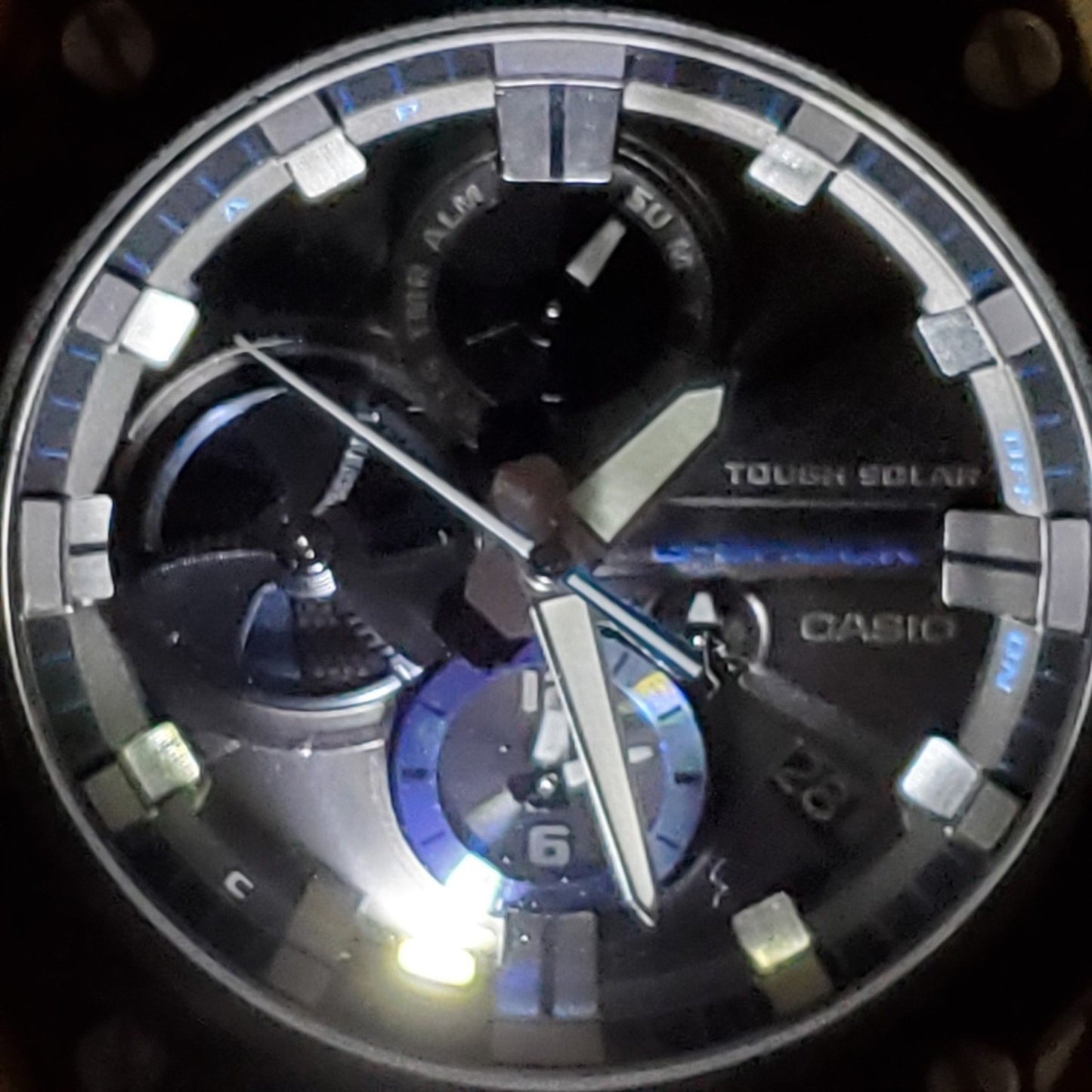 G-Shock Casio Gst-B100Xa-1A G-Steel Watch With Carbon Bezel