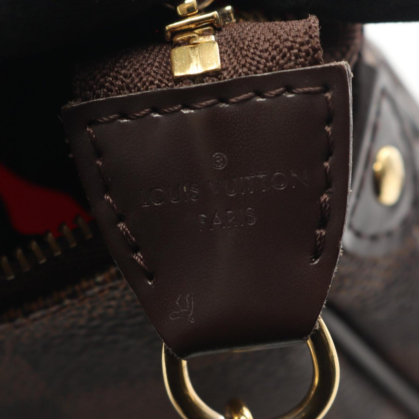 Louis Vuitton Eva Damier Ebene Handbag