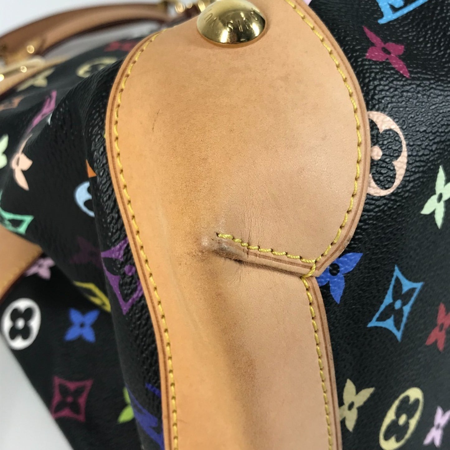 Louis Vuitton M40124 Monogram Multicolore Ursula Tote Shoulder Bag In Canvas