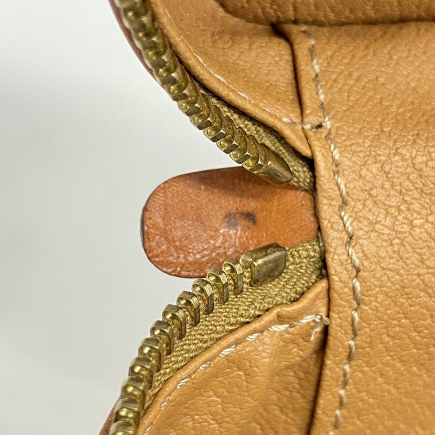 Celine Vanity Bag Macadam Beige Light Brown