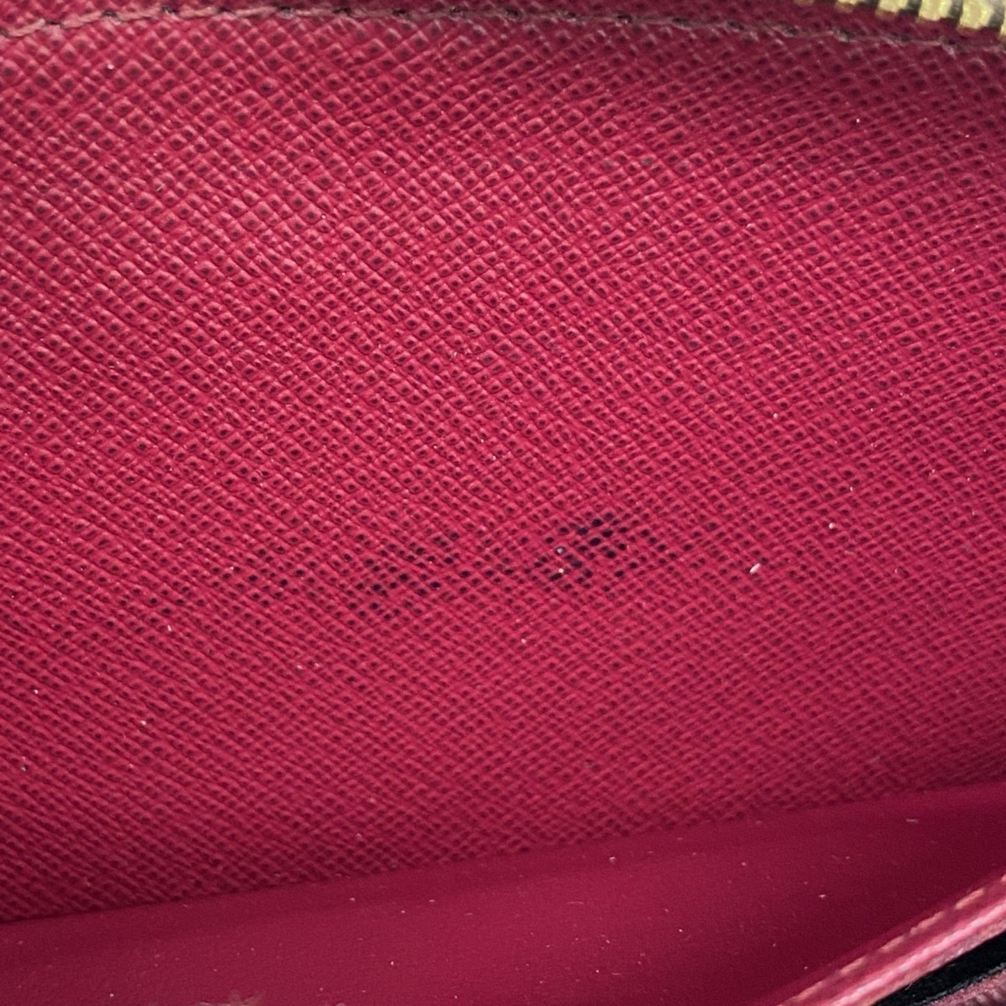 Louis Vuitton Monogram Zippy Wallet M41895 Brown Fuchsia