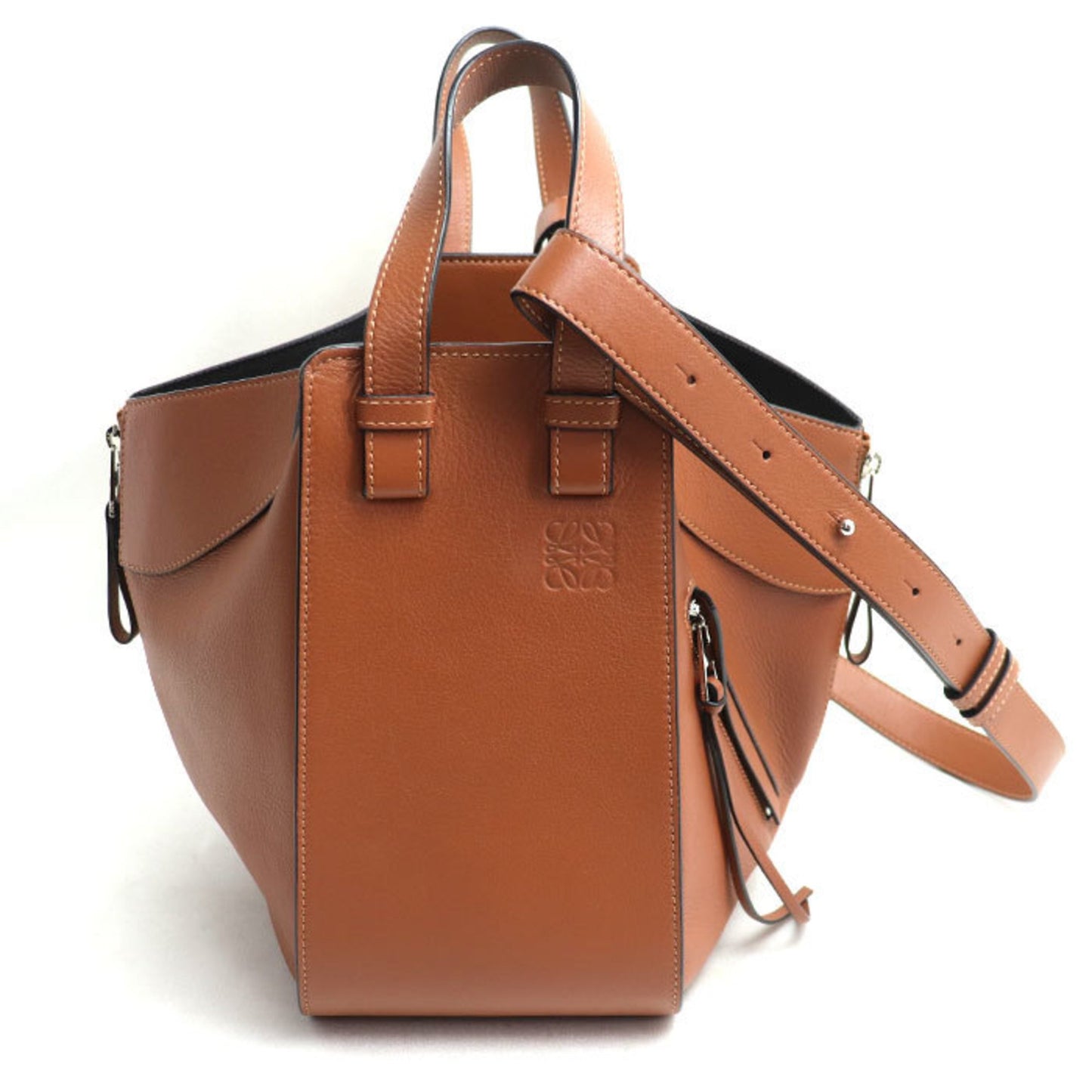 Loewe Hammock Small 2-Way Shoulder Bag Tan 387.30.S35