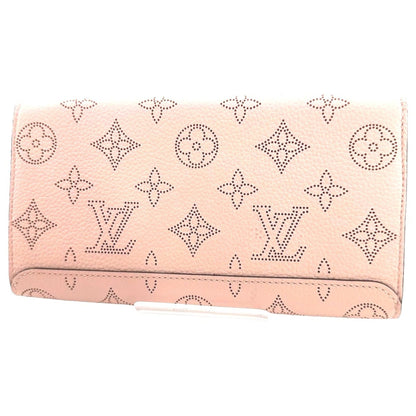 Louis Vuitton Louis Vuitton Long Wallet Mahina Monogram Portefeuille Iris M60145 Magnolia