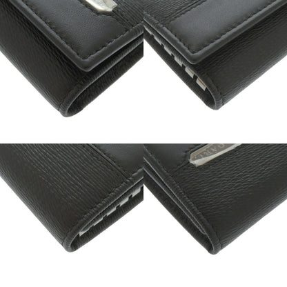 Unused Bvlgari Serpenti Scalie Man Leather Black Key Case