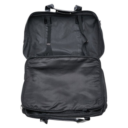 Gucci Boston Bag Shoulder 012 3754 Black Nylon Leather