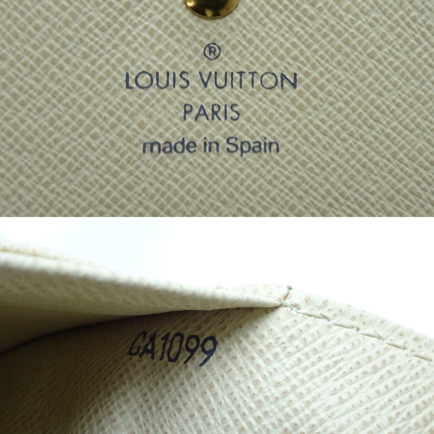 Azur Louis Vuitton Wallet (Bi-Fold) Damier