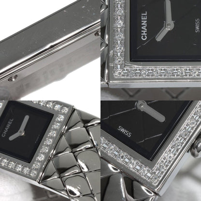 Chanel H0489 Matelasse Diamond Watch Stainless Steel Ss
