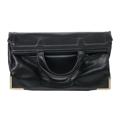 Alexander Wang Leather 2-Way Tote Bag/Clutch Bag In Black
