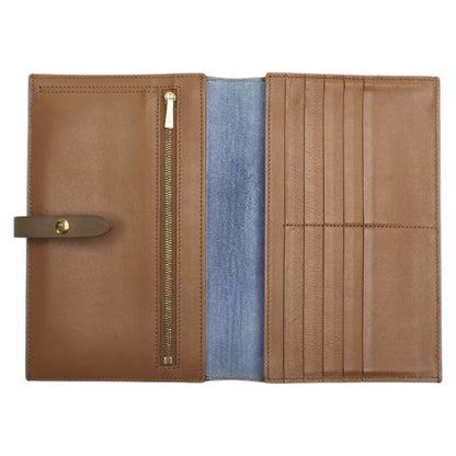 Celine Large Multi-Function Long Wallet In Blue
