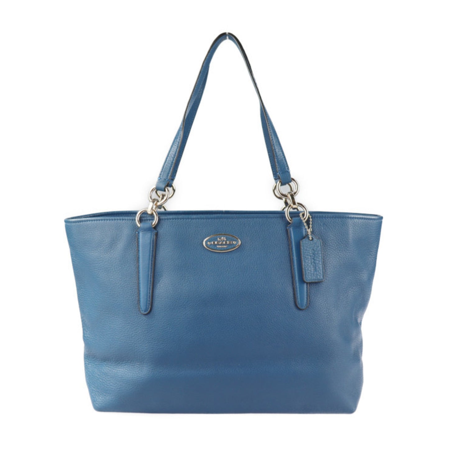 Coach Chicago Ellis Tote Bag 33961 Leather Blue Shoulder