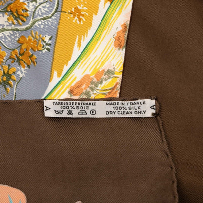 Herms Carr 90 Tropic Scarf