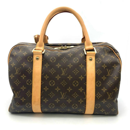 Louis Vuitton Louis Vuitton Carryall Boston Bag Monogram Canvas M40074 Brown Th1037