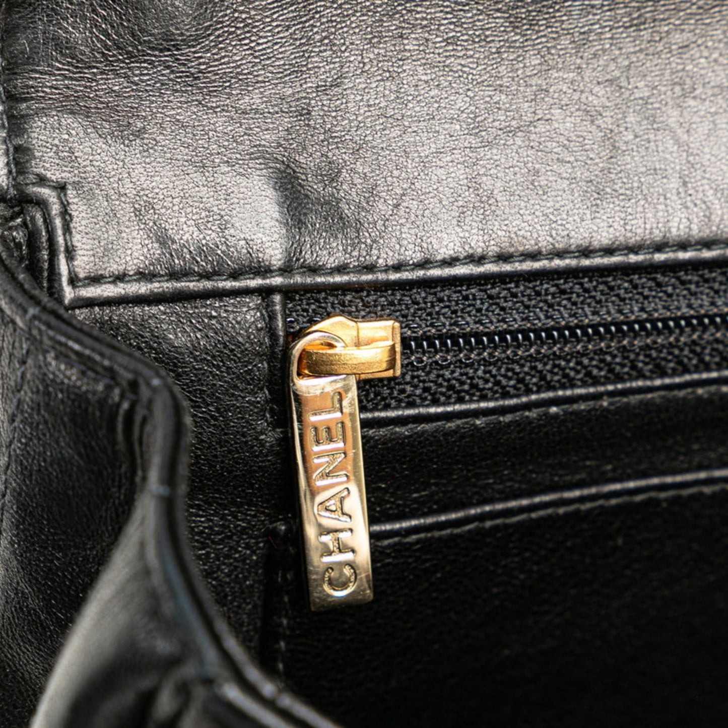 Chanel Chocobar Shoulder Bag In Black Lambskin