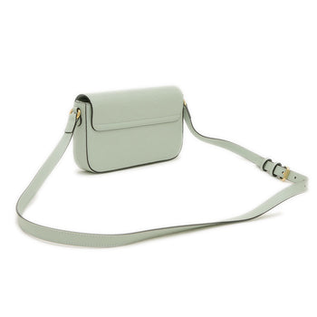 Gucci Gg Leather Super Mini Shoulder Bag Green 772794 Bp