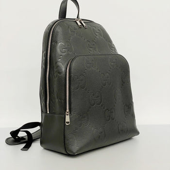 Gucci Jumbo Gg Backpack/Daypack 766932 Leather Black