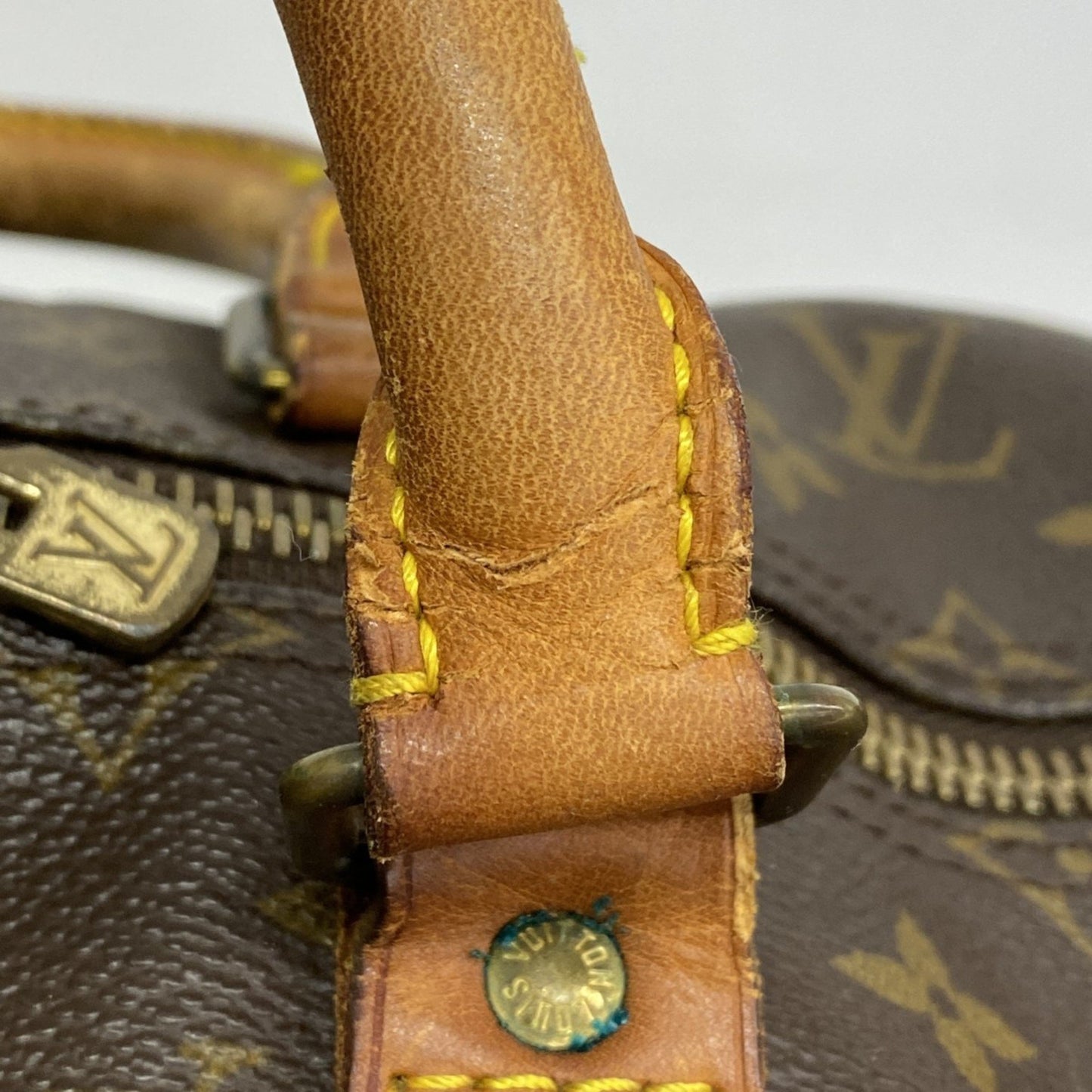 Louis Vuitton Monogram Keepall Bandouliere 50 Boston Bag M41416 Brown