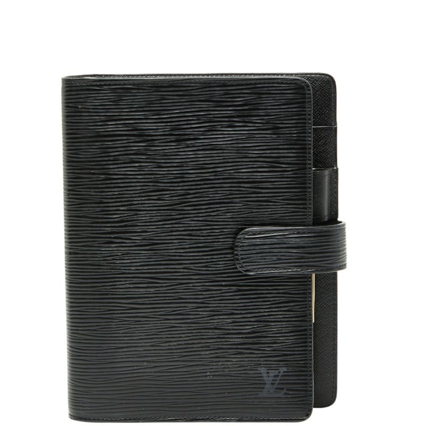 Louis Vuitton Epi Agenda Mm Notebook Cover R20202 Noir Black Leather
