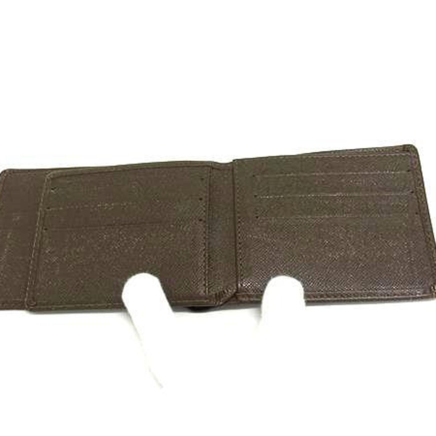 Louis Vuitton Louis Vuitton Porte-Bie 3 Vole Wallet M30428 Grizzly (Brown) Taiga