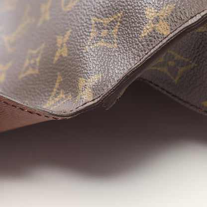 Louis Vuitton Saint-Cloud Gm Monogram Shoulder Bag Coated Canvas Leather