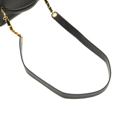 Chanel Coco Mark Vanity Bag Shoulder 2-Way Black Caviar Skin