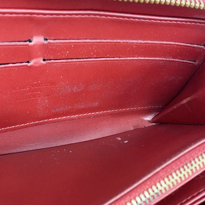 Louis Vuitton Vernis Zippy Wallet M91981 Pomme D'Amour