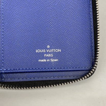 Louis Vuitton Taiga Rama Zippy Wallet Vertical M30447 Cobalt