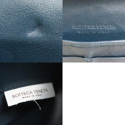 Bottega Veneta Long Wallet In Intrecciato Leather Blue-Green For Men And Women