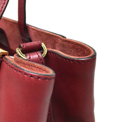 Fendi 8Bh250 Bag Hand Bag Shoulder Bag Hand Bag Dark Red