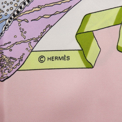 Hermes Hello Dolly Doll Scarf/Muffler In Purple