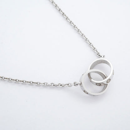 Cartier Baby Love Necklace In 18K White Gold