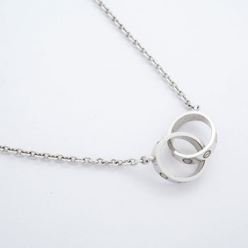 Cartier Baby Love Necklace In 18K White Gold