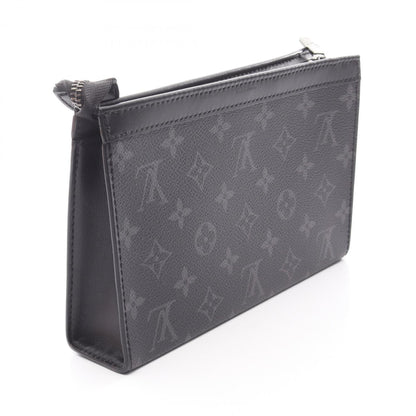 Louis Vuitton Gaston Wearable Wallet Shoulder Bag In Coated Canvas Monogram Eclipse Reverse