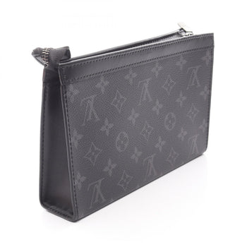 Louis Vuitton Gaston Wearable Wallet Shoulder Bag In Coated Canvas Monogram Eclipse Reverse
