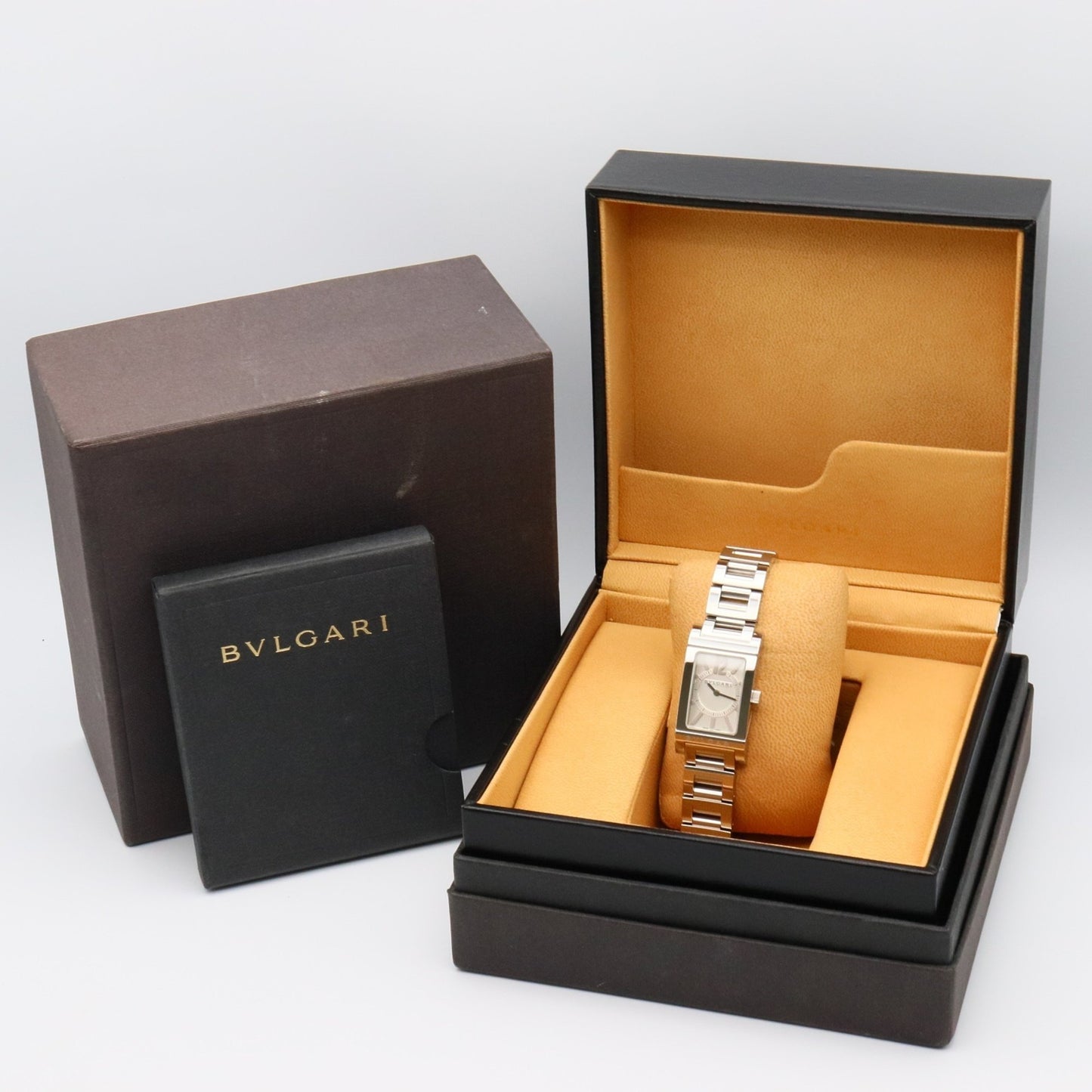 Bvlgari Rettangolo Stainless Steel Women'S Watch